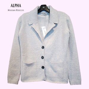 ALPHA MASSIMO REBECCHI NEW Italian Mohair Cardigan Sweater 40/S